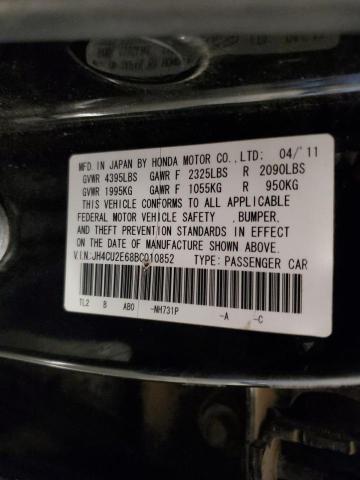 Photo 11 VIN: JH4CU2E68BC010852 - ACURA TSX 