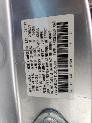 Photo 11 VIN: JH4CU2F41CC015809 - ACURA TSX 