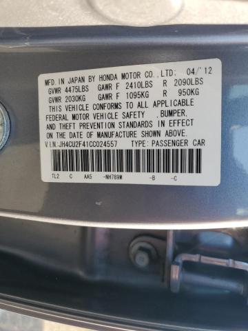 Photo 12 VIN: JH4CU2F41CC024557 - ACURA TSX 