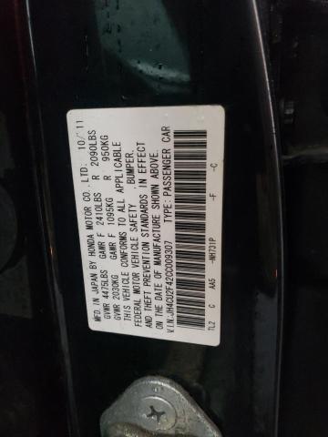 Photo 11 VIN: JH4CU2F42CC009307 - ACURA TSX 