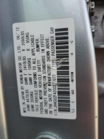 Photo 12 VIN: JH4CU2F42CC027077 - ACURA TSX 