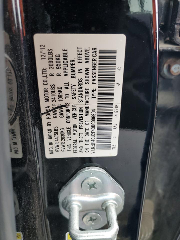 Photo 11 VIN: JH4CU2F43DC006904 - ACURA TSX 