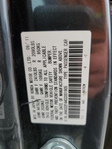 Photo 11 VIN: JH4CU2F44CC001905 - ACURA TSX 