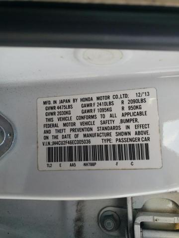 Photo 12 VIN: JH4CU2F46EC005036 - ACURA TSX 