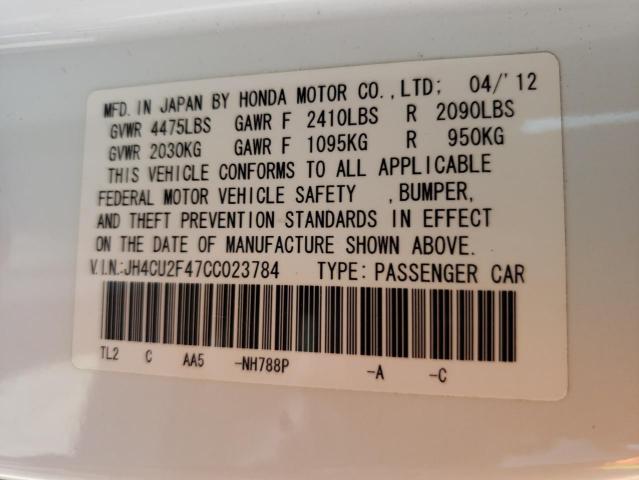 Photo 11 VIN: JH4CU2F47CC023784 - ACURA TSX 