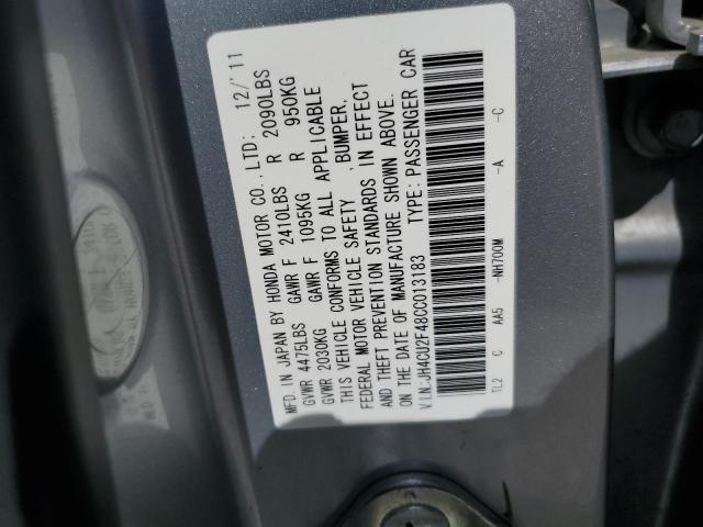 Photo 11 VIN: JH4CU2F48CC013183 - ACURA TSX 