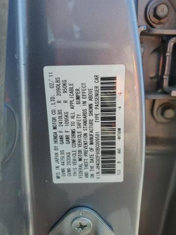 Photo 11 VIN: JH4CU2F60BC009581 - ACURA TSX 