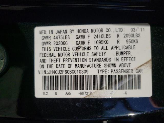 Photo 9 VIN: JH4CU2F60BC010309 - ACURA TSX 