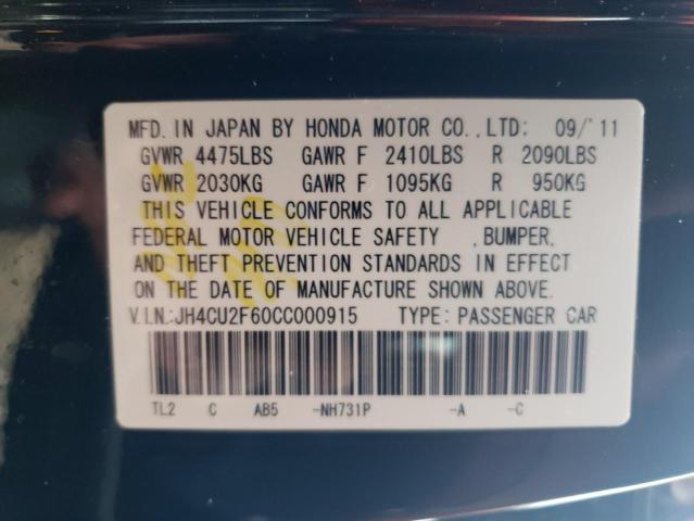 Photo 11 VIN: JH4CU2F60CC000915 - ACURA TSX 