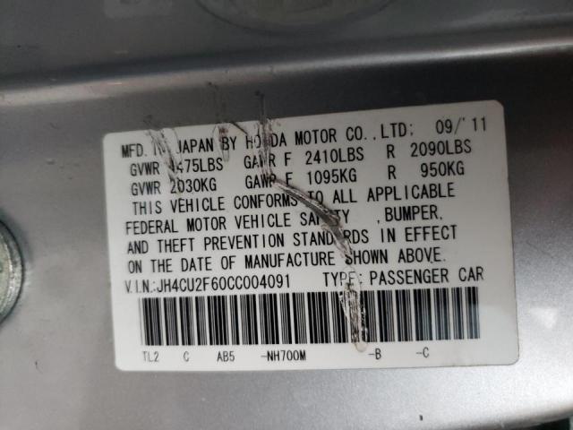 Photo 9 VIN: JH4CU2F60CC004091 - ACURA TSX TECH 