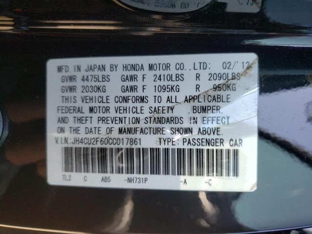 Photo 9 VIN: JH4CU2F60CC017861 - ACURA TSX TECH 