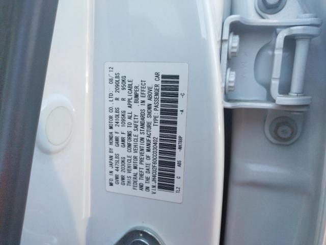 Photo 9 VIN: JH4CU2F60CC030402 - ACURA TSX TECH 