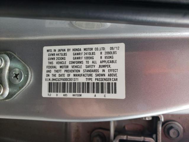 Photo 12 VIN: JH4CU2F60DC001371 - ACURA TSX 