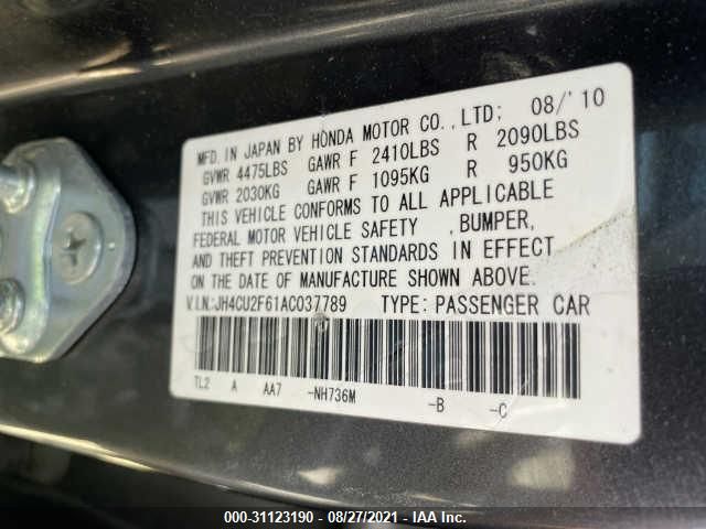 Photo 8 VIN: JH4CU2F61AC037789 - ACURA TSX 