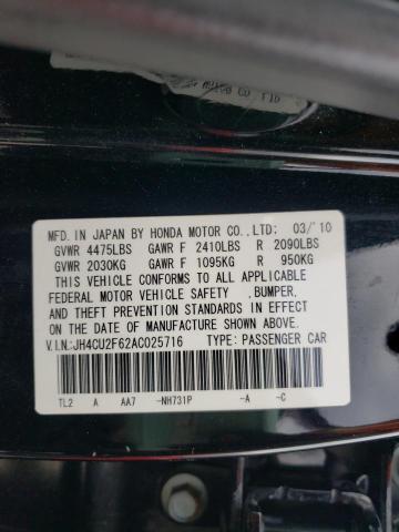 Photo 9 VIN: JH4CU2F62AC025716 - ACURA TSX 