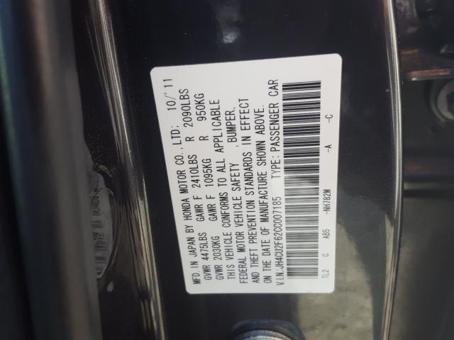 Photo 9 VIN: JH4CU2F62CC007185 - ACURA TSX TECH 