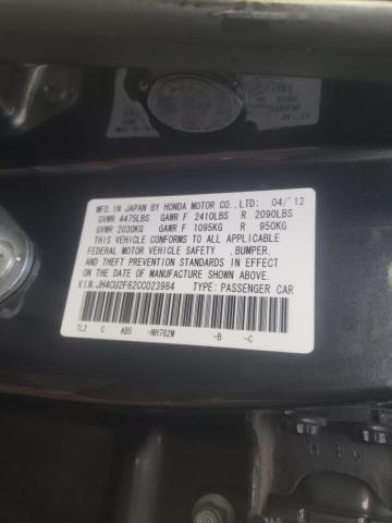 Photo 9 VIN: JH4CU2F62CC023984 - ACURA TSX TECH 