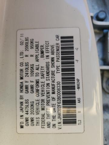 Photo 12 VIN: JH4CU2F63BC008330 - ACURA TSX 