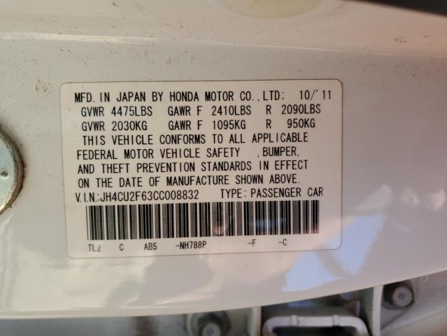 Photo 12 VIN: JH4CU2F63CC008832 - ACURA TSX 