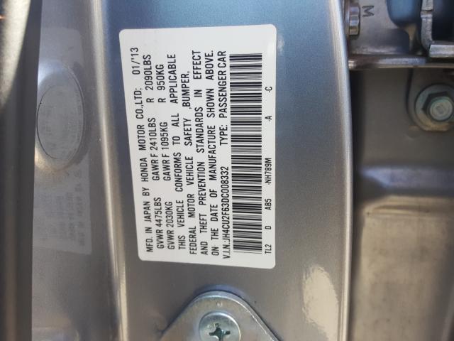 Photo 9 VIN: JH4CU2F63DC008332 - ACURA TSX TECH 