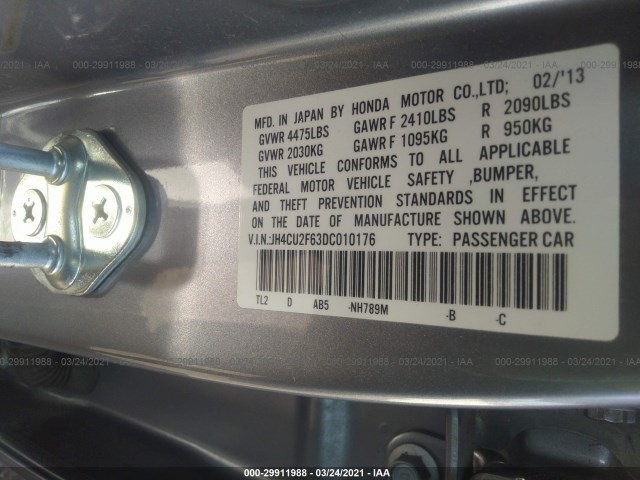 Photo 8 VIN: JH4CU2F63DC010176 - ACURA TSX 