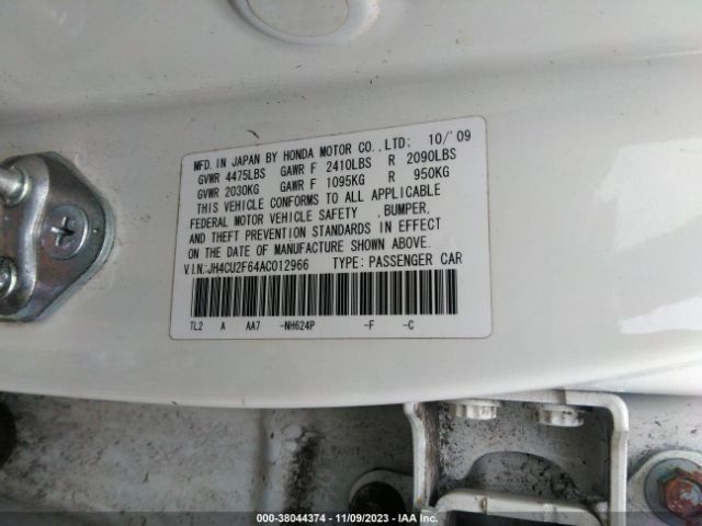 Photo 8 VIN: JH4CU2F64AC012966 - ACURA TSX 