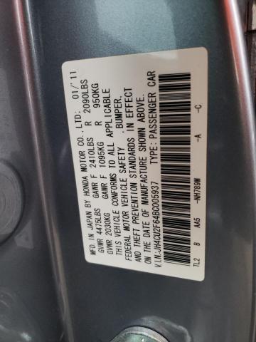 Photo 11 VIN: JH4CU2F64BC005937 - ACURA TSX 