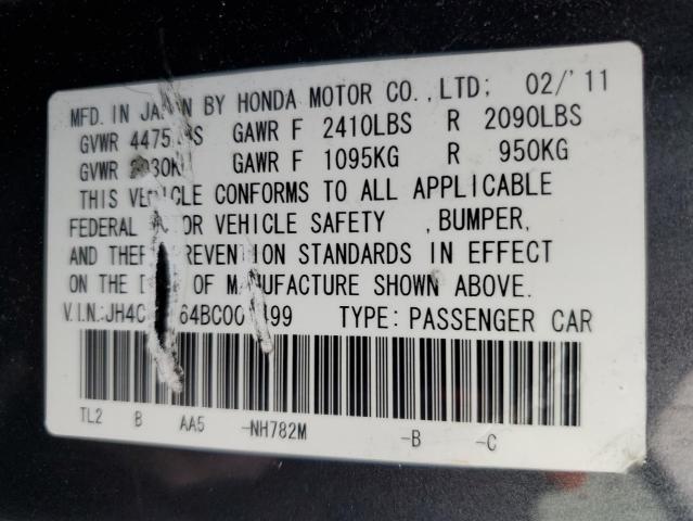 Photo 11 VIN: JH4CU2F64BC009499 - ACURA TSX 