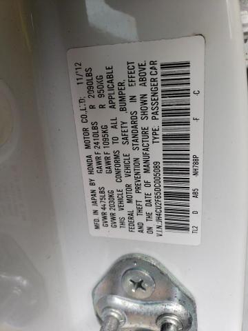 Photo 9 VIN: JH4CU2F65DC005089 - ACURA TSX TECH 