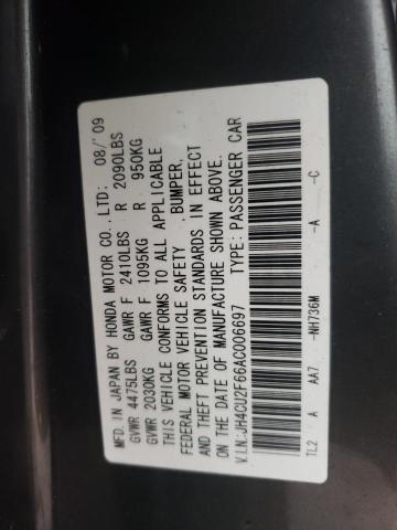 Photo 12 VIN: JH4CU2F66AC006697 - ACURA TSX 