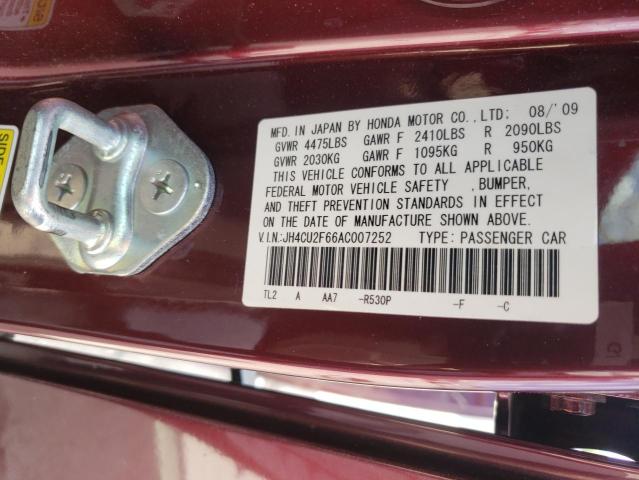 Photo 9 VIN: JH4CU2F66AC007252 - ACURA TSX 