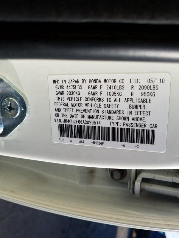 Photo 9 VIN: JH4CU2F66AC029574 - ACURA TSX 