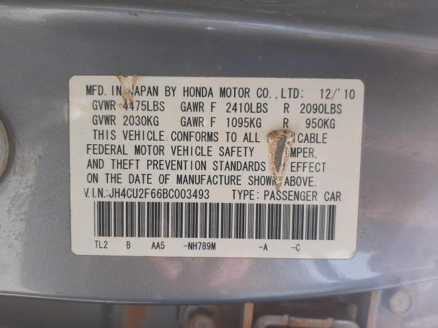 Photo 9 VIN: JH4CU2F66BC003493 - ACURA TSX 