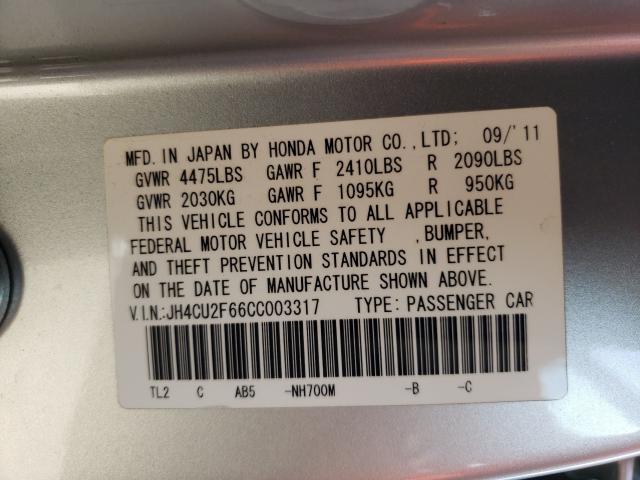 Photo 9 VIN: JH4CU2F66CC003317 - ACURA TSX TECH 