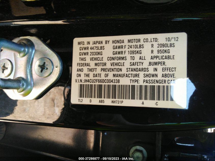 Photo 8 VIN: JH4CU2F66DC004338 - ACURA TSX 