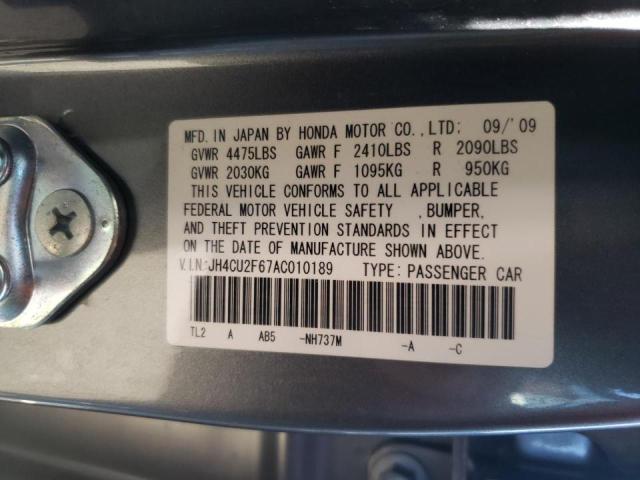 Photo 9 VIN: JH4CU2F67AC010189 - ACURA TSX 