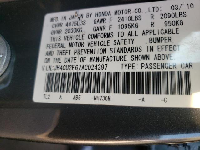 Photo 9 VIN: JH4CU2F67AC024397 - ACURA TSX 