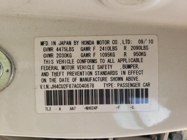 Photo 11 VIN: JH4CU2F67AC040678 - ACURA TSX 