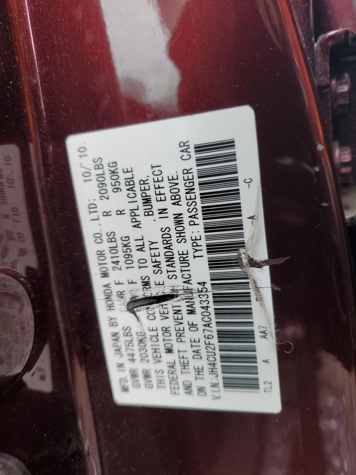 Photo 11 VIN: JH4CU2F67AC043354 - ACURA TSX 