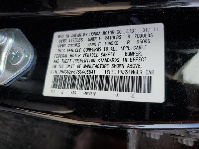 Photo 12 VIN: JH4CU2F67BC006841 - ACURA TSX 