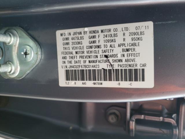 Photo 9 VIN: JH4CU2F67BC014423 - ACURA TSX 