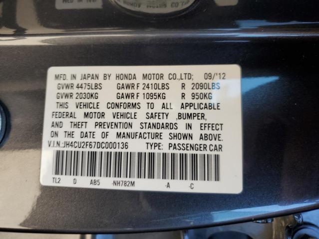 Photo 11 VIN: JH4CU2F67DC000136 - ACURA TSX TECH 