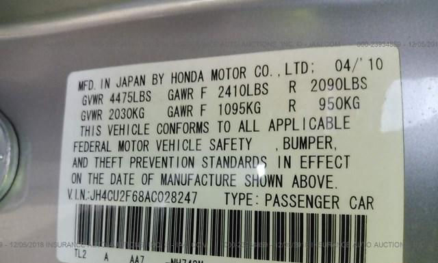 Photo 8 VIN: JH4CU2F68AC028247 - ACURA TSX 