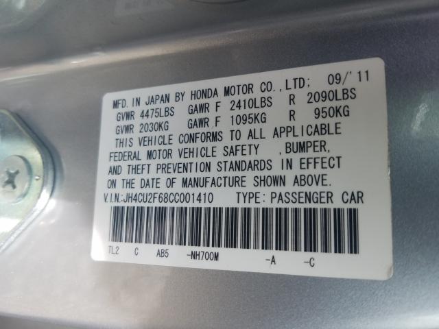 Photo 9 VIN: JH4CU2F68CC001410 - ACURA TSX TECH 