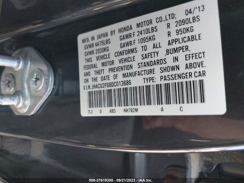 Photo 8 VIN: JH4CU2F68DC013686 - ACURA TSX 