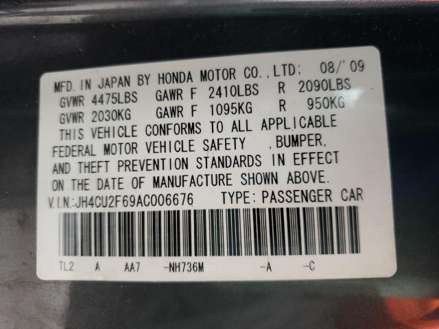 Photo 9 VIN: JH4CU2F69AC006676 - ACURA TSX 