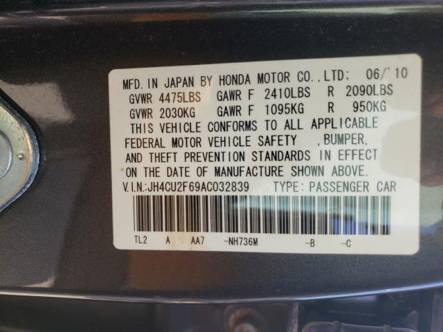 Photo 9 VIN: JH4CU2F69AC032839 - ACURA TSX 