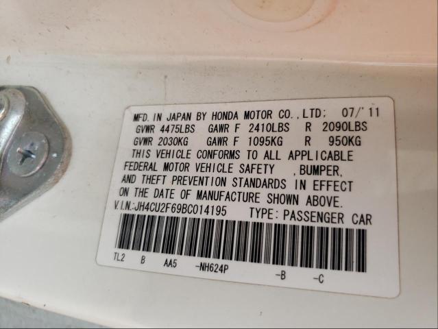 Photo 9 VIN: JH4CU2F69BC014195 - ACURA TSX 