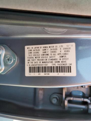 Photo 9 VIN: JH4CU2F69CC011587 - ACURA TSX TECH 