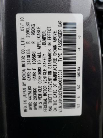 Photo 12 VIN: JH4CU2F6XAC035331 - ACURA TSX 